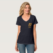 SLACK RACING - VROUWEN V-HALS T-SHIRT (Voorkant volledig)