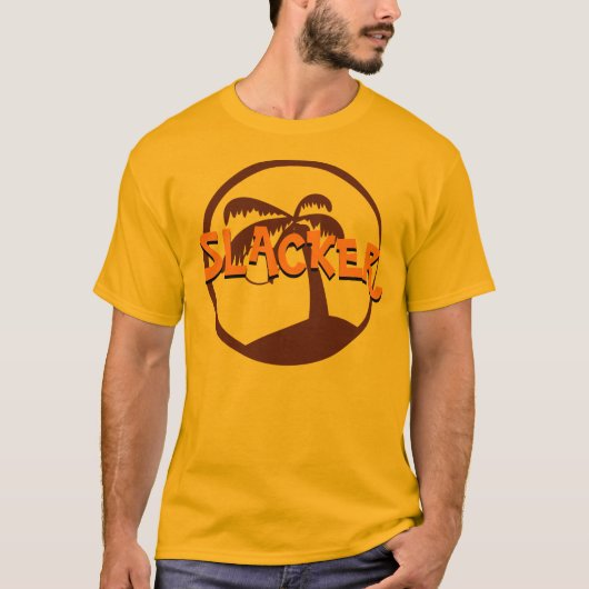 Slacker Gold T T-shirt (Voorkant)