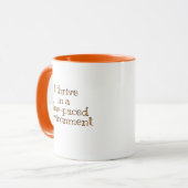 Slacker koffiekoffie-mok. mok (Voorkant links)
