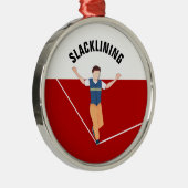 Slacklaring Metalen Ornament (Rechts)