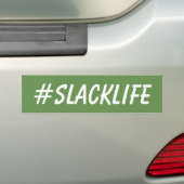 #SLACKLIFE Bumpersticker (Op auto)