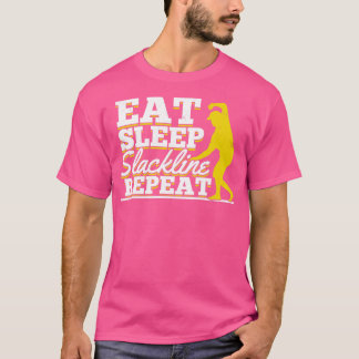 Slacklin Slackline Slackliner Gift T-shirt