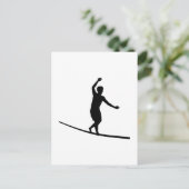 Slackline Briefkaart (Staand voorkant)
