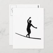 Slackline Briefkaart (Voorkant / Achterkant)