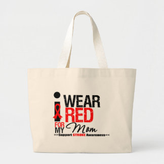 Slag bewustzijn ik heb rood lint Draag voor mijn m Grote Tote Bag