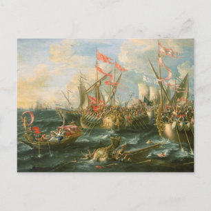 Slag bij Actium, Griekse en Romeinse oorlogsschepe Briefkaart