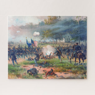 Slag bij Antietam Thure de Thulstrup 1887 Herstell Legpuzzel