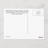 Slag bij Bayou Fordoche Briefkaart (Achterkant)