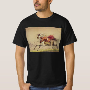 Slag bij Blue Water Creek door Alfred Jacob Miller T-shirt