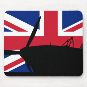 Slag bij Britse mousepad Muismat