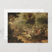 Slag bij de cavalrymannetjes briefkaart (Voorkant / Achterkant)