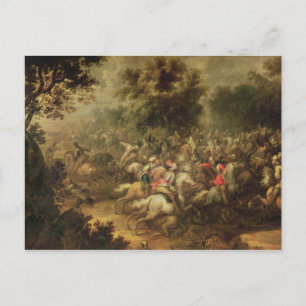 Slag bij de cavalrymannetjes briefkaart