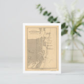 Slag bij de Fort Sumter - Panoramiek in de burgero Briefkaart (Staand voorkant)