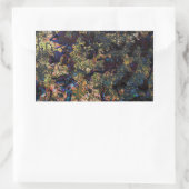 Slag bij de herfst rechthoekige sticker (Tas)