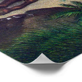 Slag bij de laatste standaard van de Big Horn Cust Poster (Hoek)