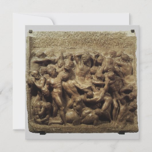 Slag bij de Lapiths and Centaurs van Michelangelo (Voorkant)