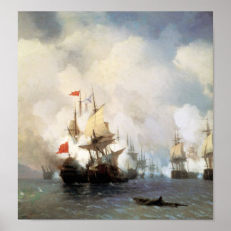 Slag bij de Straat van Chios Poster