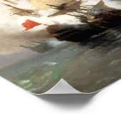 Slag bij de Straat van Chios Poster (Hoek)