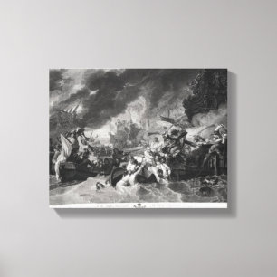 Slag bij Den Haag, 29 mei 1692 Canvas Afdruk