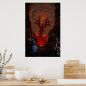 Slag bij Dragon Doom Pass Poster (Keuken)