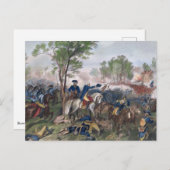 Slag bij Eutaw Springs Briefkaart (Voorkant / Achterkant)