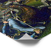 Slag bij Five Forks Kurz & Allison Lithograph Poster (Hoek)