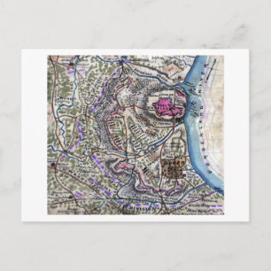 Slag bij Fort Donelson - Panoramiek in de burgeroo Briefkaart