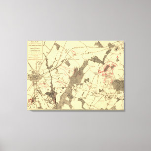 Slag bij Gettysburg 15 Canvas Afdruk