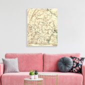 Slag bij Gettysburg 6 Canvas Afdruk (Insitu (Woonkamer))