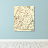 Slag bij Gettysburg 6 Canvas Afdruk (Insitu (Houten vloer))