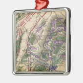 Slag bij Gettysburg 8 Metalen Ornament (Links)
