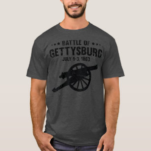Slag bij Gettysburg Battlefield Amerikaanse Oorlog T-shirt