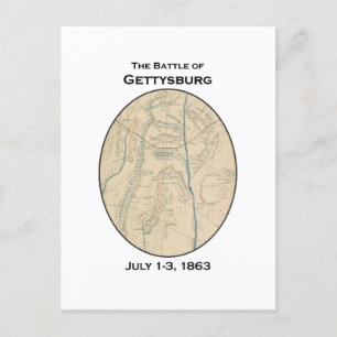 Slag bij Gettysburg Briefkaart