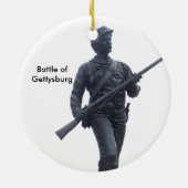 Slag bij Gettysburg Soldaat Ornament (Achterkant)