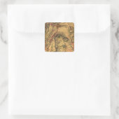 Slag bij Gettysburg Vierkante Sticker (Tas)