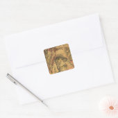 Slag bij Gettysburg Vierkante Sticker (Envelop)