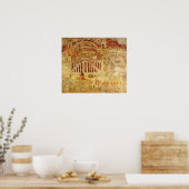 Slag bij het amfitheater poster (Keuken)