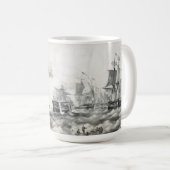 Slag bij het meer van Erie Koffiemok (Voorkant rechts)