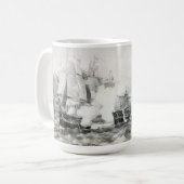 Slag bij het meer van Erie Koffiemok (Voorkant links)