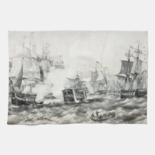Slag bij het meer van Erie Theedoek