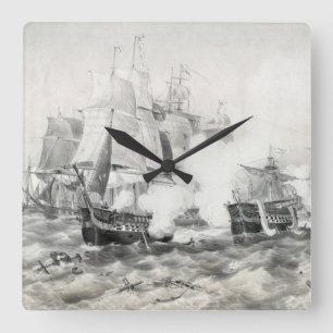 Slag bij het meer van Erie Vierkante Klok