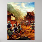 Slag bij het Poster voor digitale kunst in het dor (Voorkant)