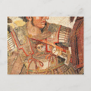 Slag bij Issus Mosaic Alexander de Grote Briefkaart