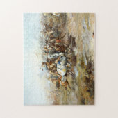 Slag bij Little Bighorn Russell Legpuzzel (Verticaal)