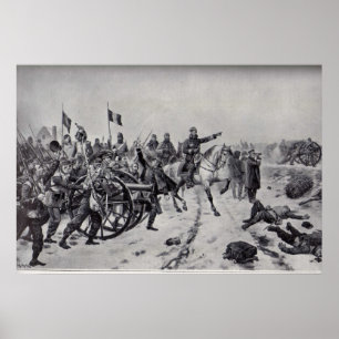 Slag bij Mans Poster