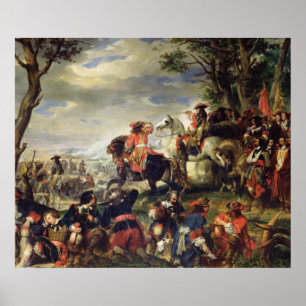 Slag bij Marseille, 4 oktober 1693, 1837 Poster