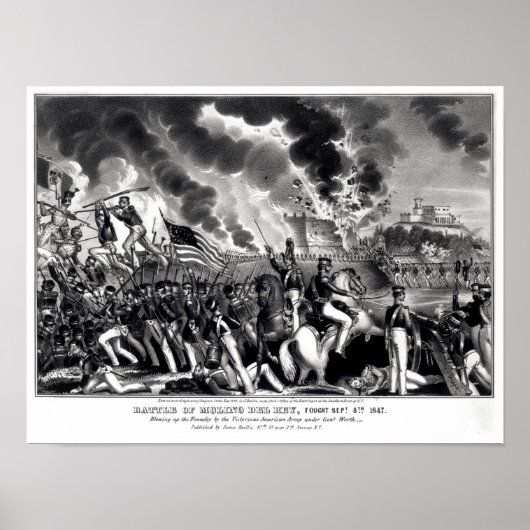 Slag bij Molino del Rey Poster (Voorkant)