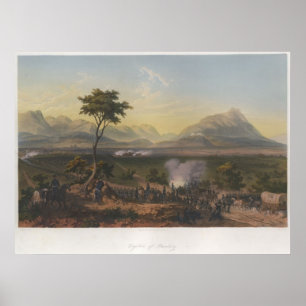 Slag bij Monterey Poster