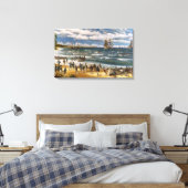 Slag bij Nassau, Canvas Art Print (Insitu (Slaapkamer))
