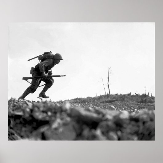 Slag bij Okinawa schilderen Poster (Voorkant)